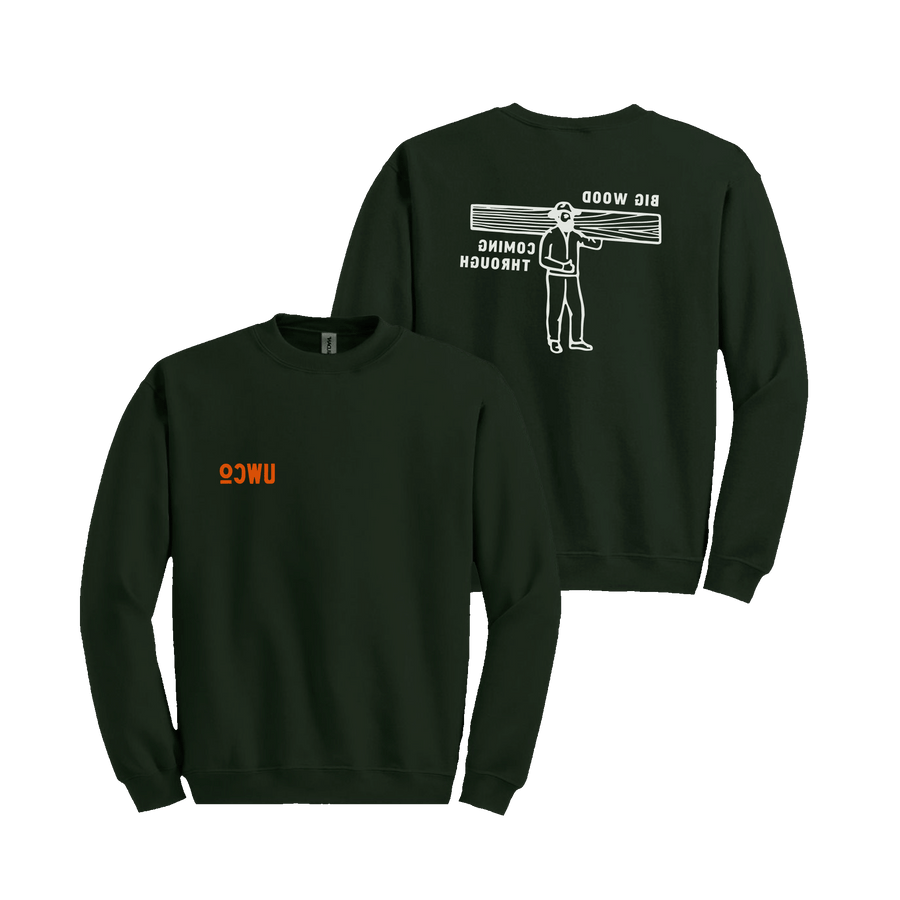 green crew neck from Union Wood Co